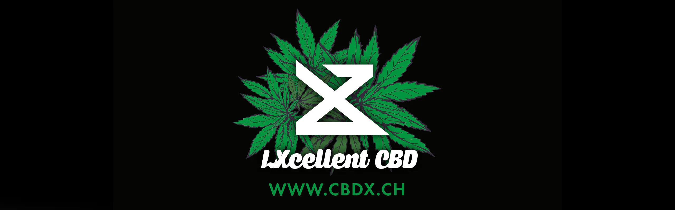LXcellent CBD brand banner