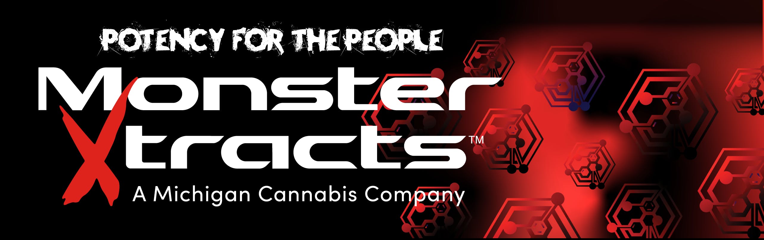 Monster Xtracts brand banner