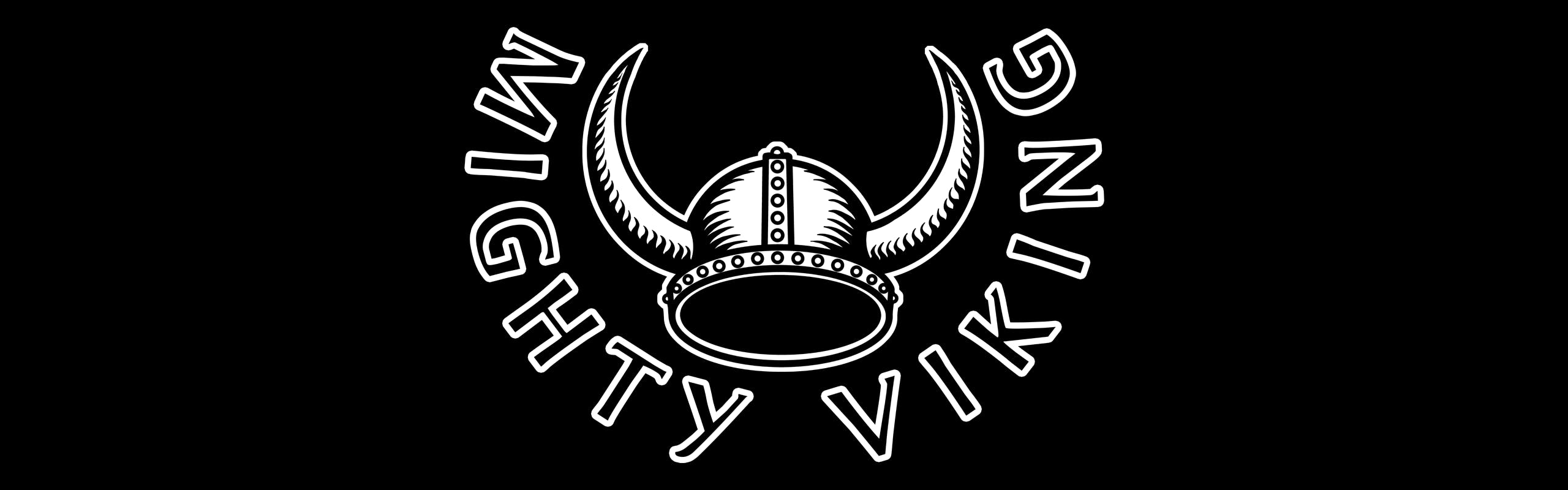 Mighty Viking brand banner