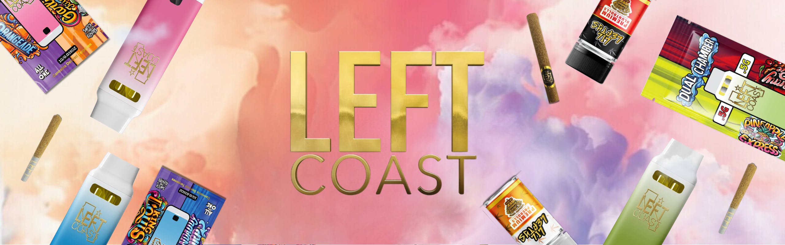 LEFT COAST brand banner