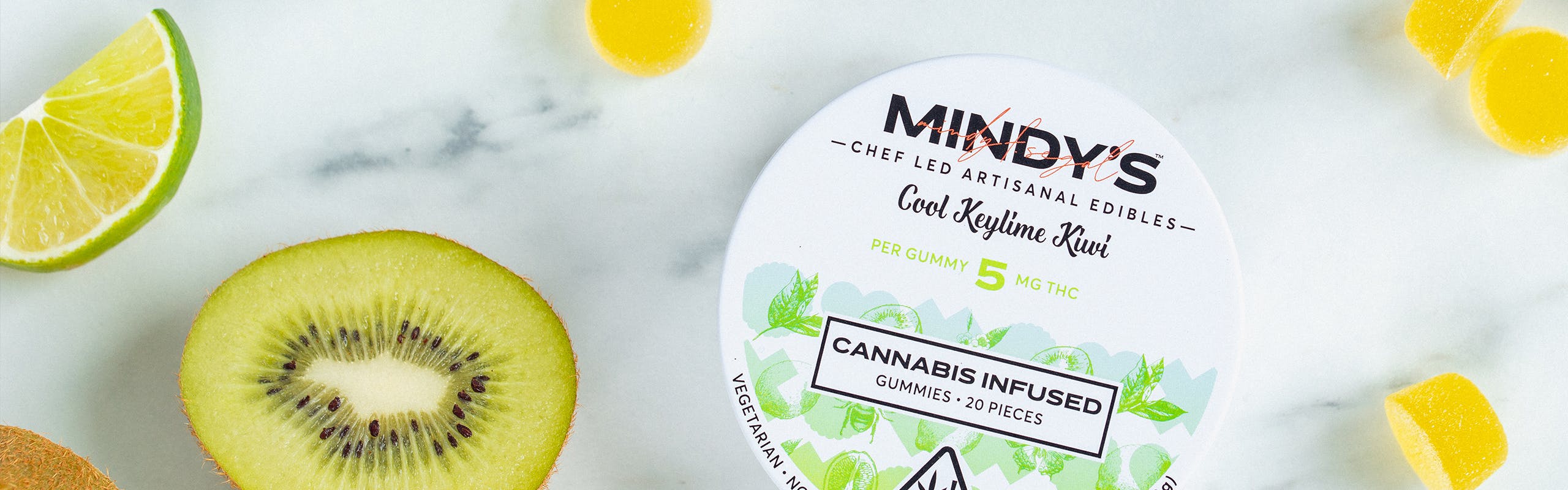 Mindy’s Edibles brand banner