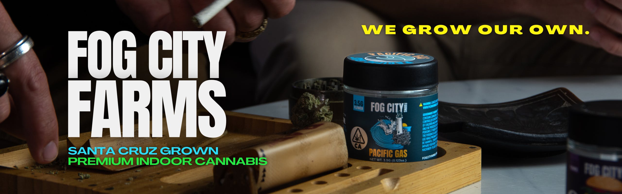 Fog City Farms brand banner