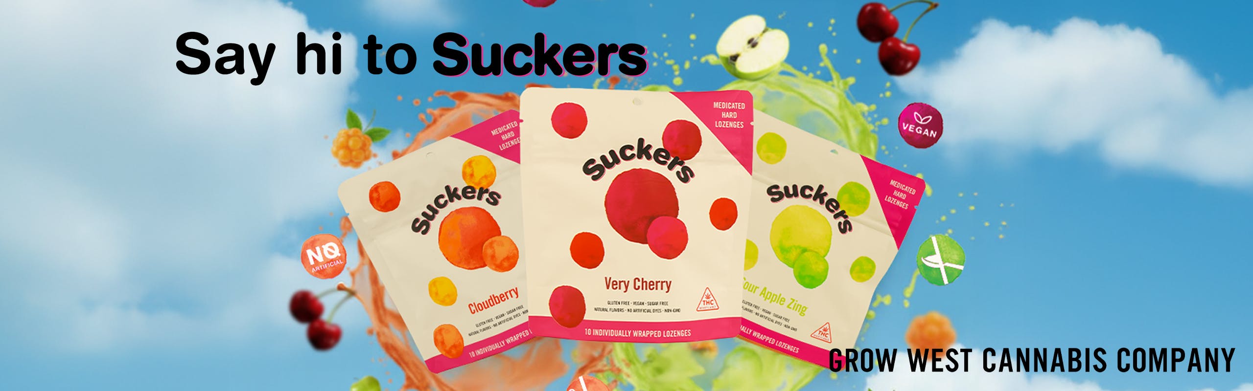 Grow West Cannabis Company brand banner