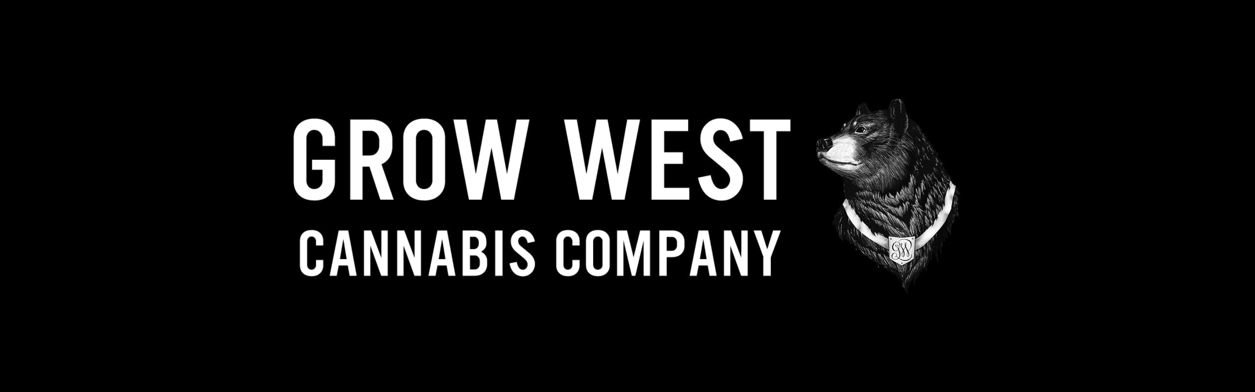 Grow West Cannabis Company brand banner