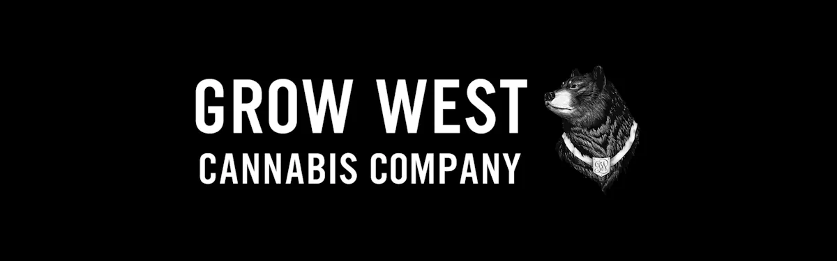 Grow West Cannabis Company brand banner