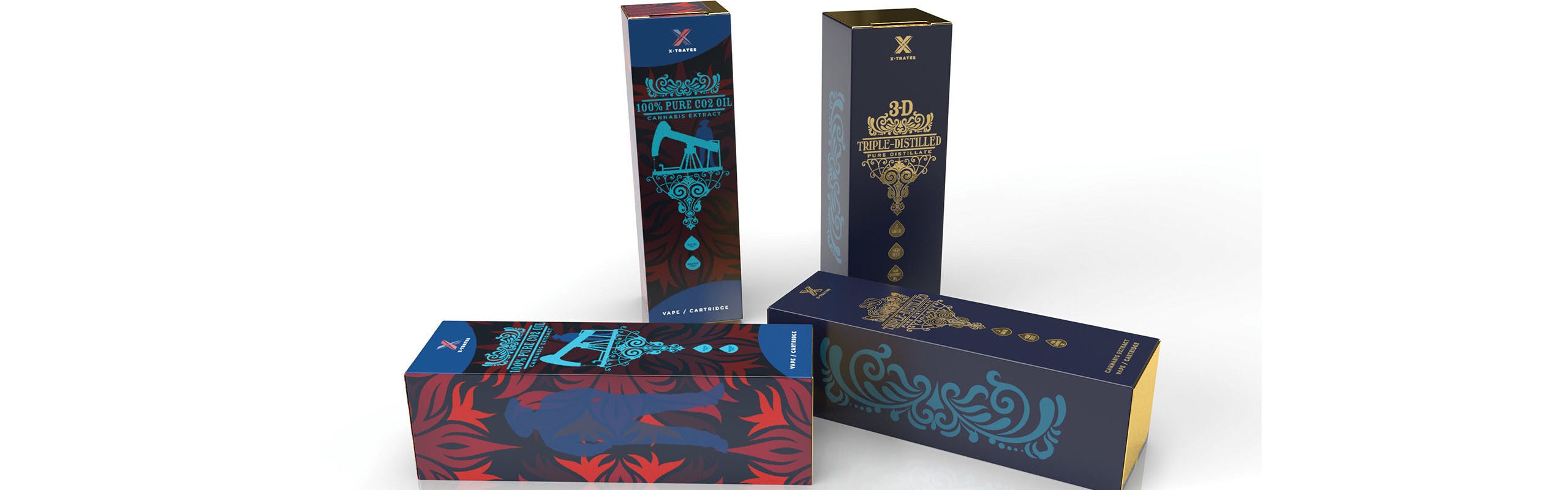 X-trates brand banner