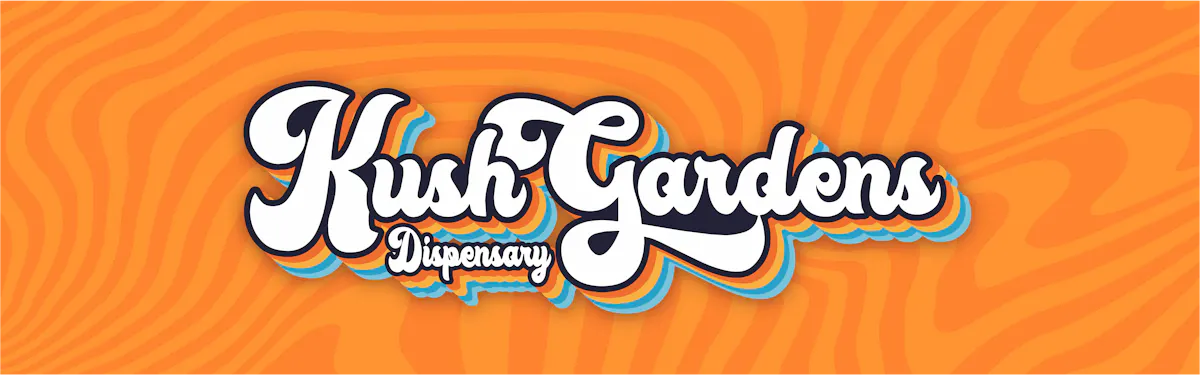 Kush Gardens brand banner