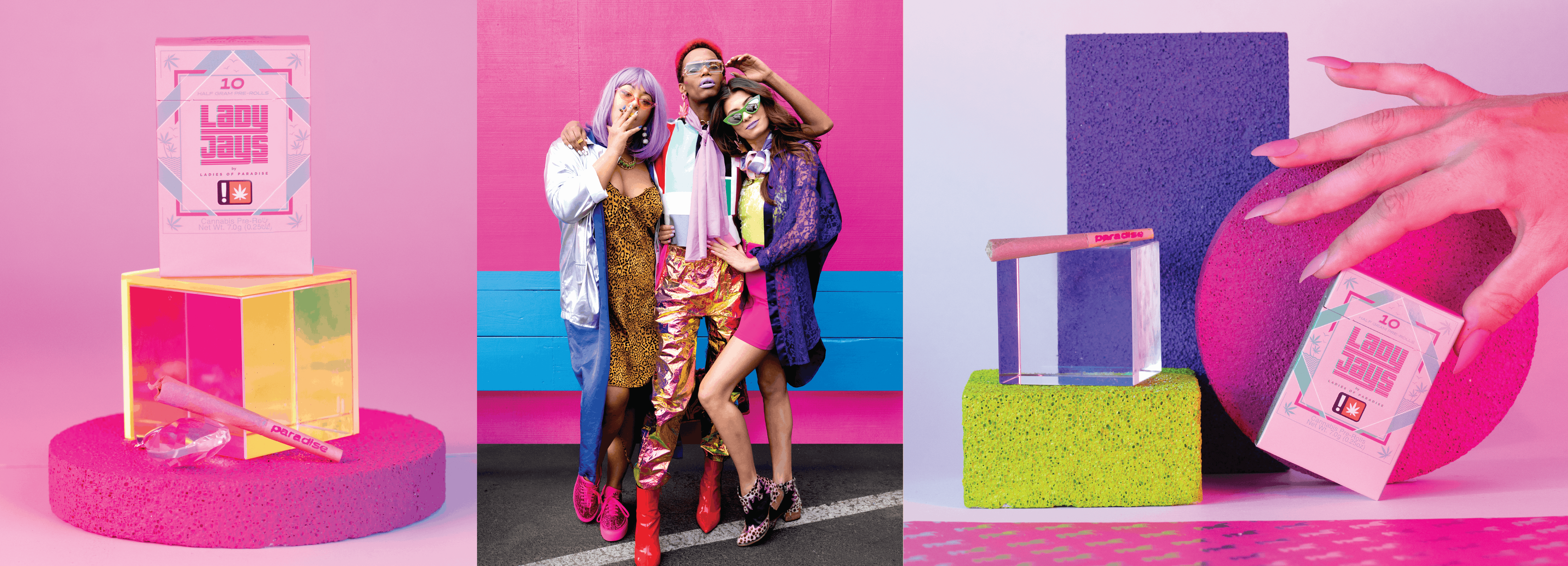 Lady Jays brand banner