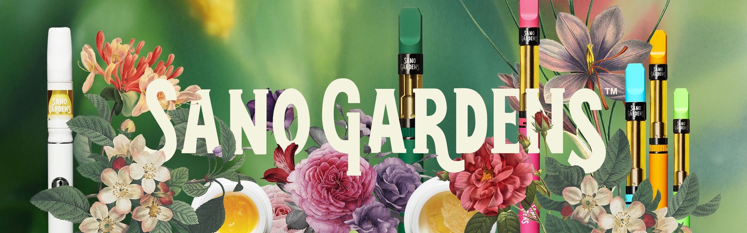Sano Gardens brand banner