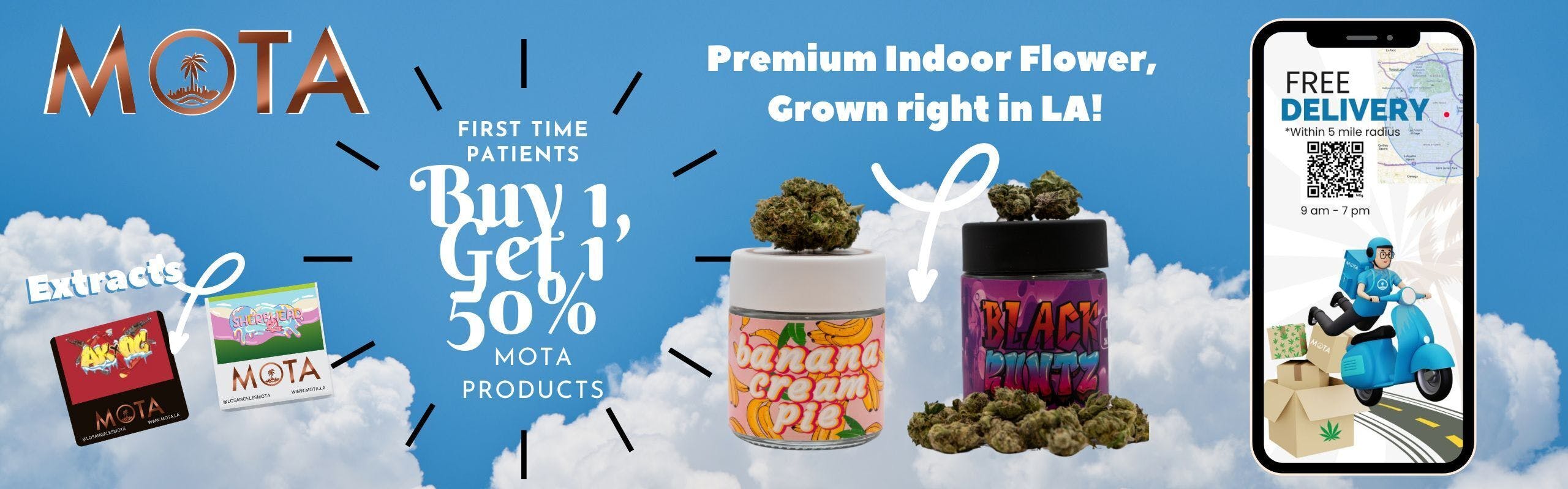 MOTA brand banner