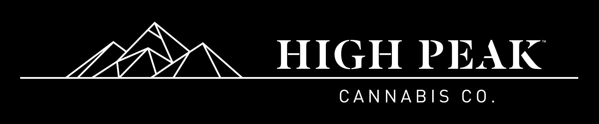 High Peak Cannabis Co. brand banner