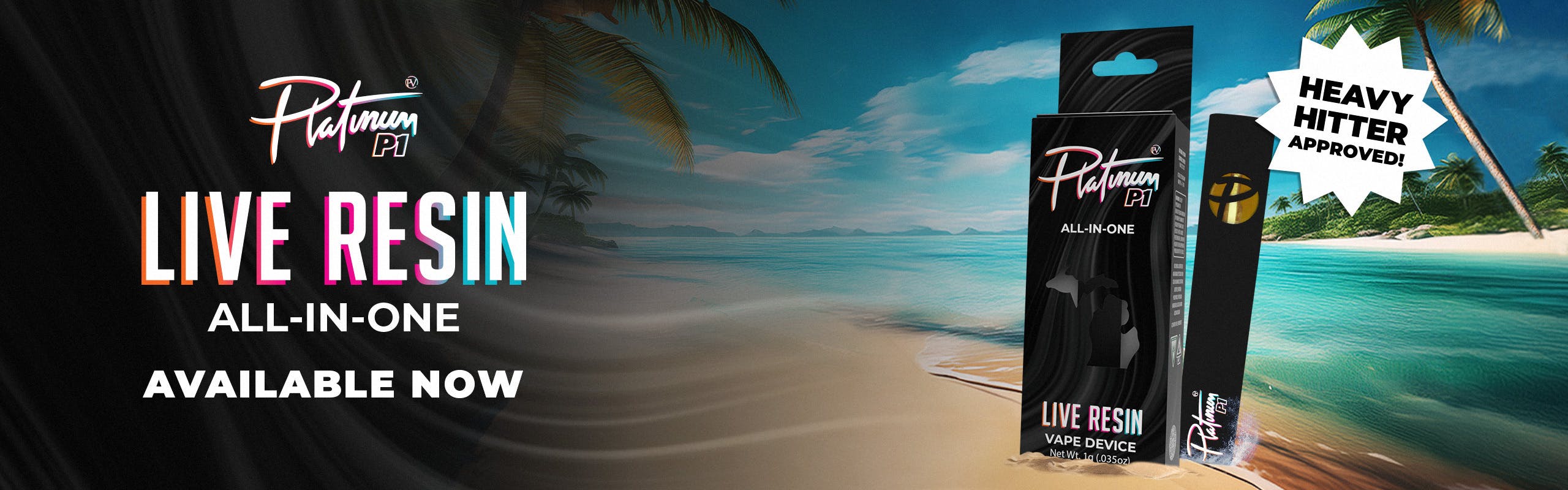 Platinum Vape brand banner