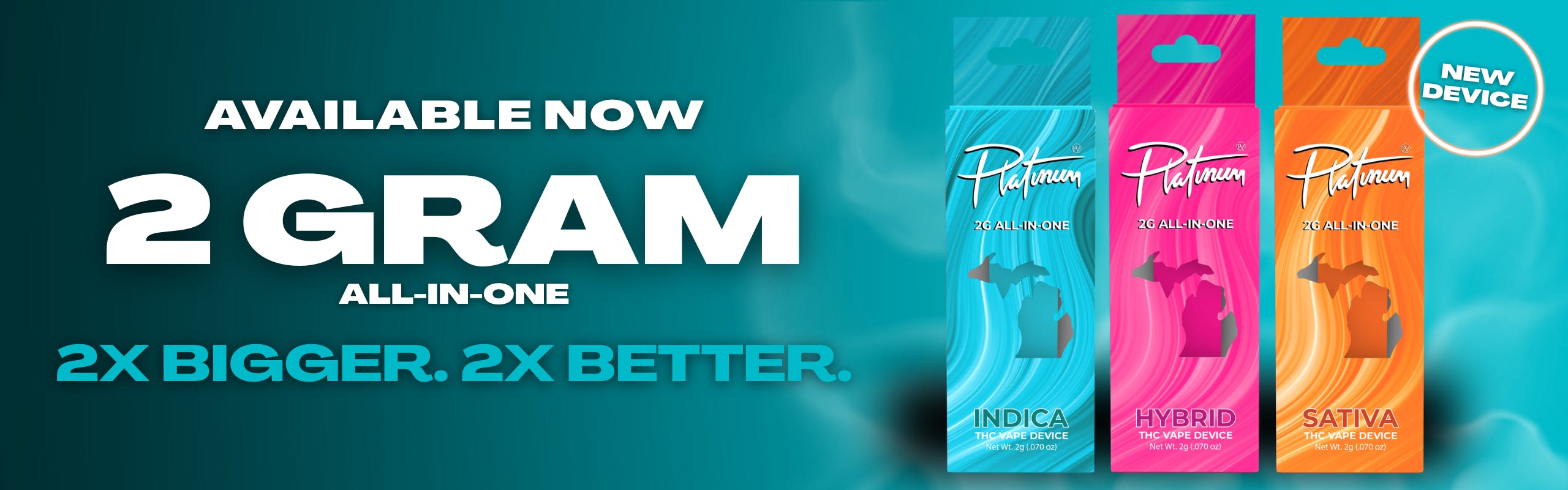 Platinum Vape brand banner