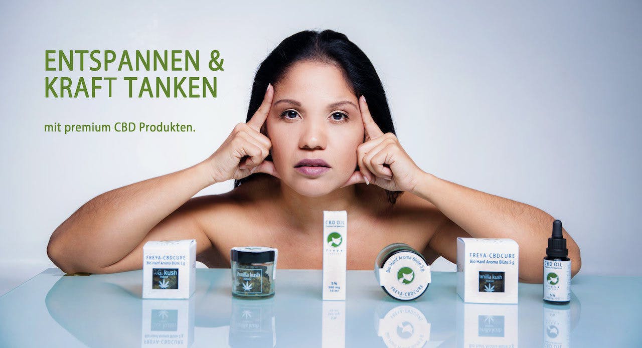 freya CBDCURE brand banner