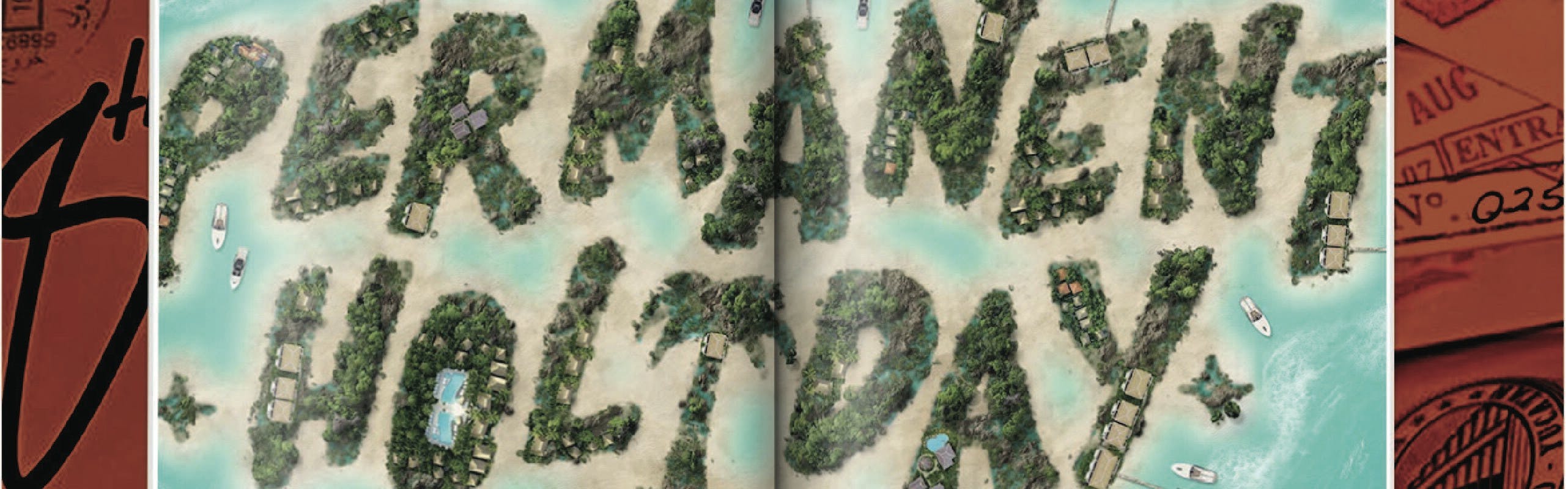Permanent Holiday brand banner