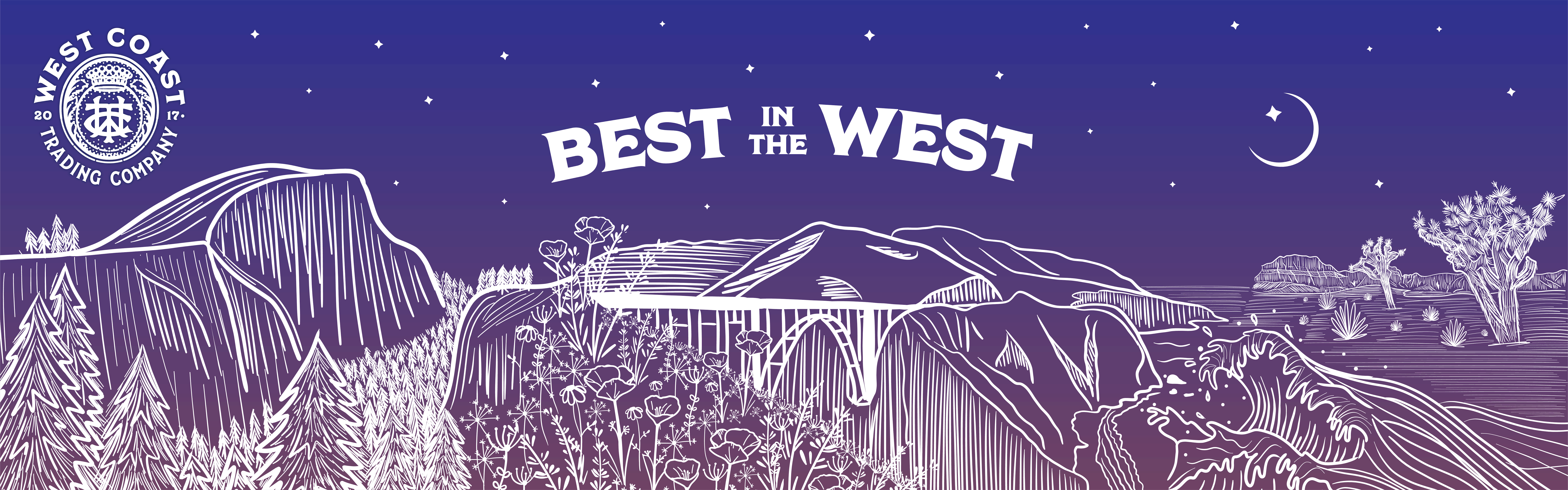 West Coast Trading Company brand banner