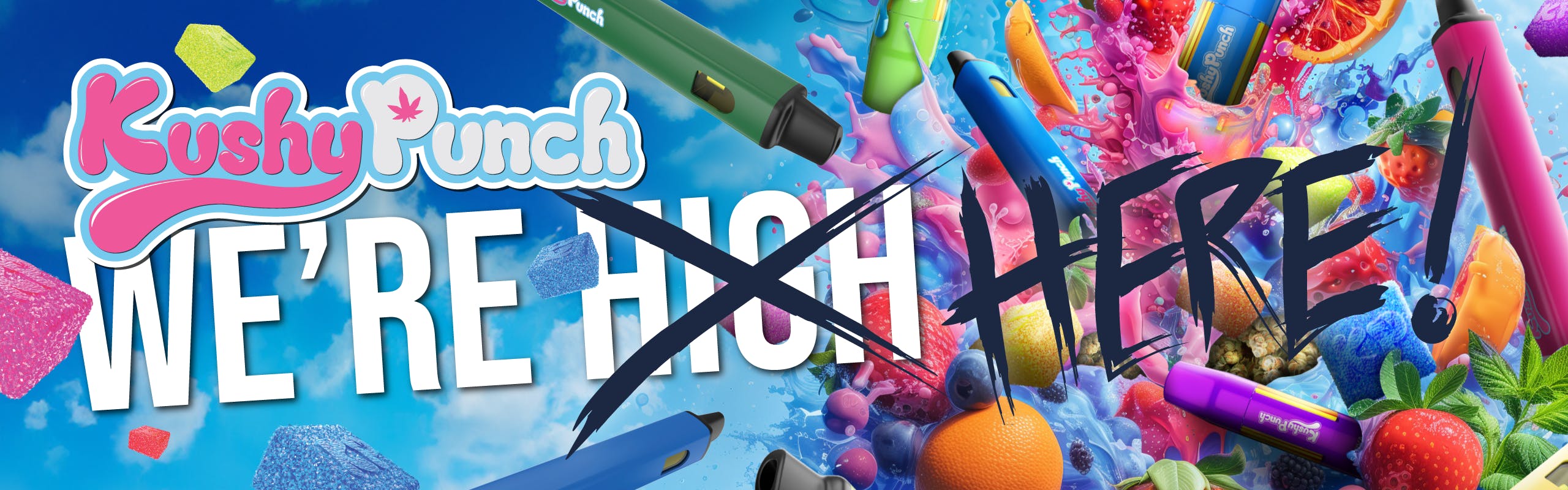 Kushy Punch brand banner