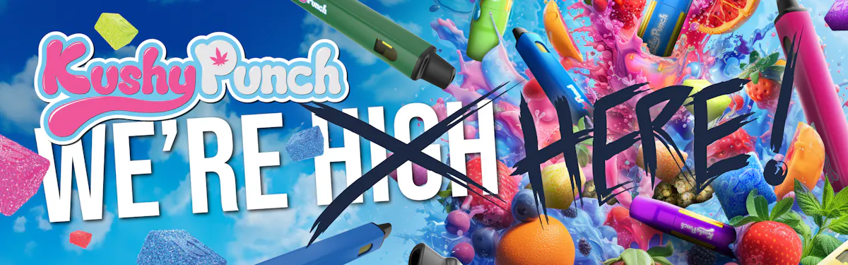 Kushy Punch brand banner
