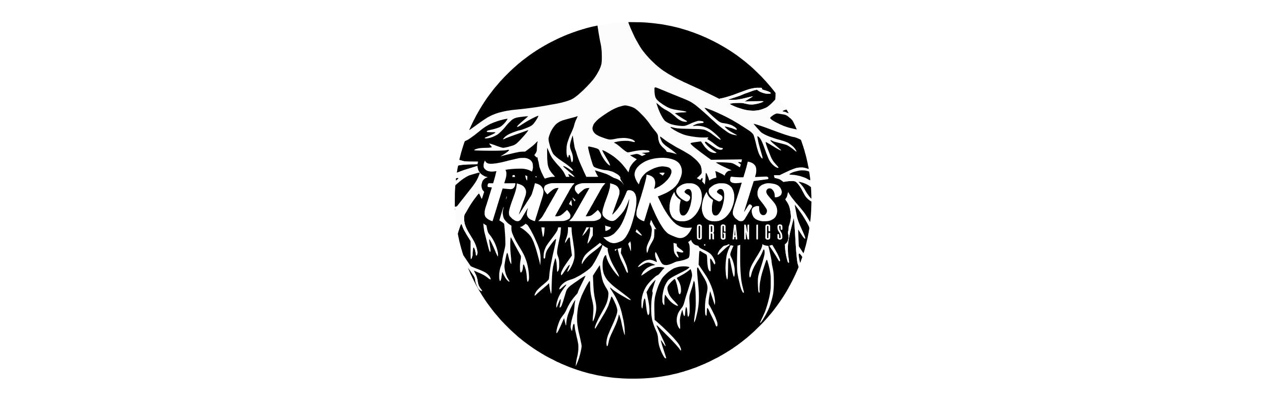 Fuzzy Roots Organics brand banner