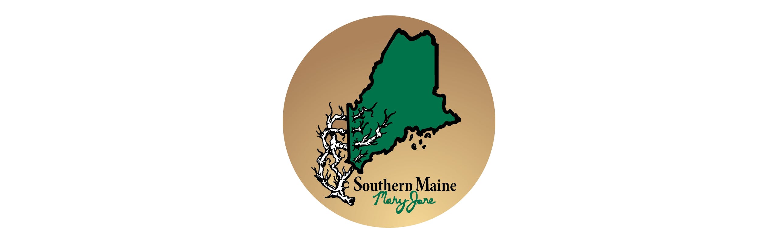 Southern Maine Mary Jane brand banner