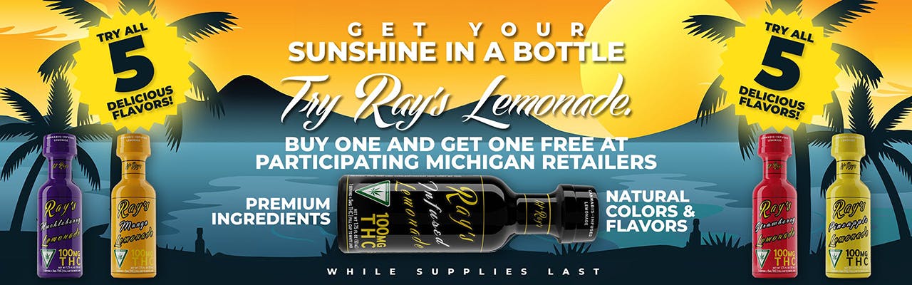 Ray's Lemonade brand banner