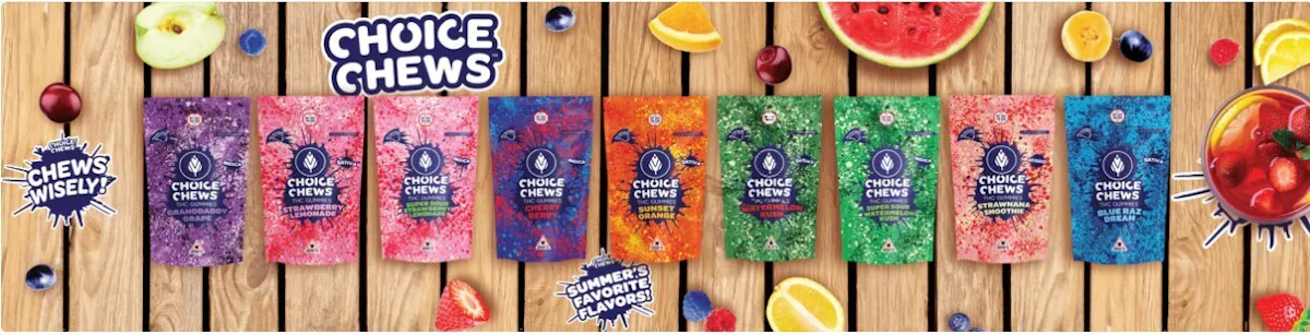 Choice Chews brand banner