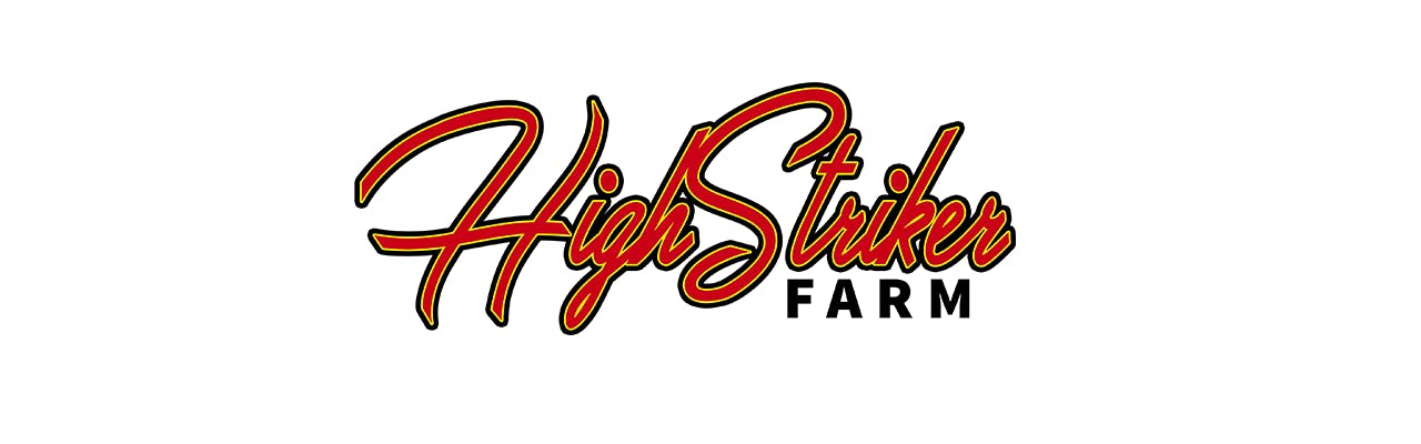 High Striker Farm brand banner