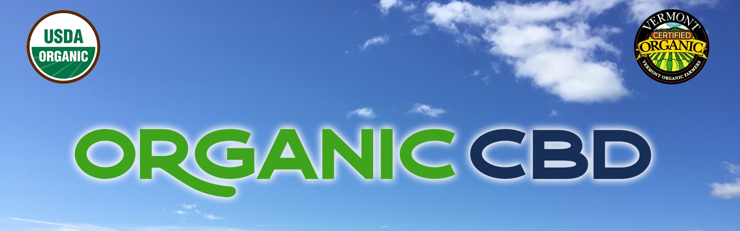 Organic CBD brand banner