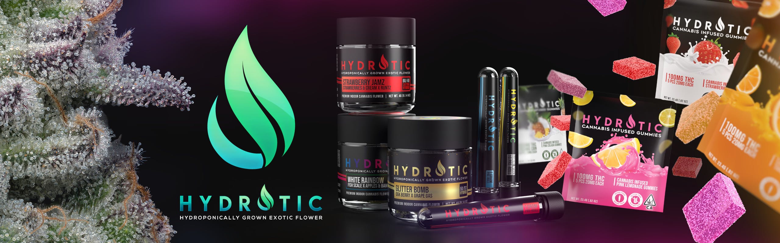 HYDROTIC brand banner