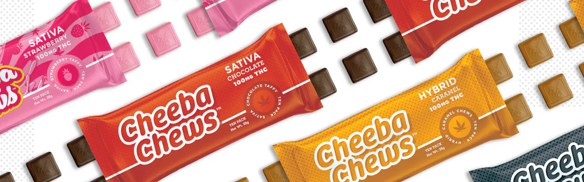 Cheeba Chews brand banner