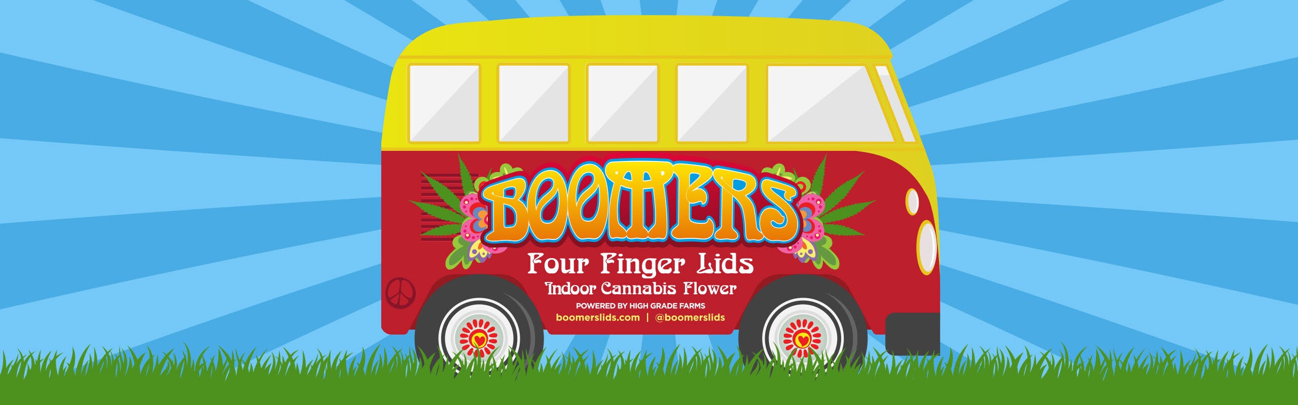 Boomers Lids brand banner