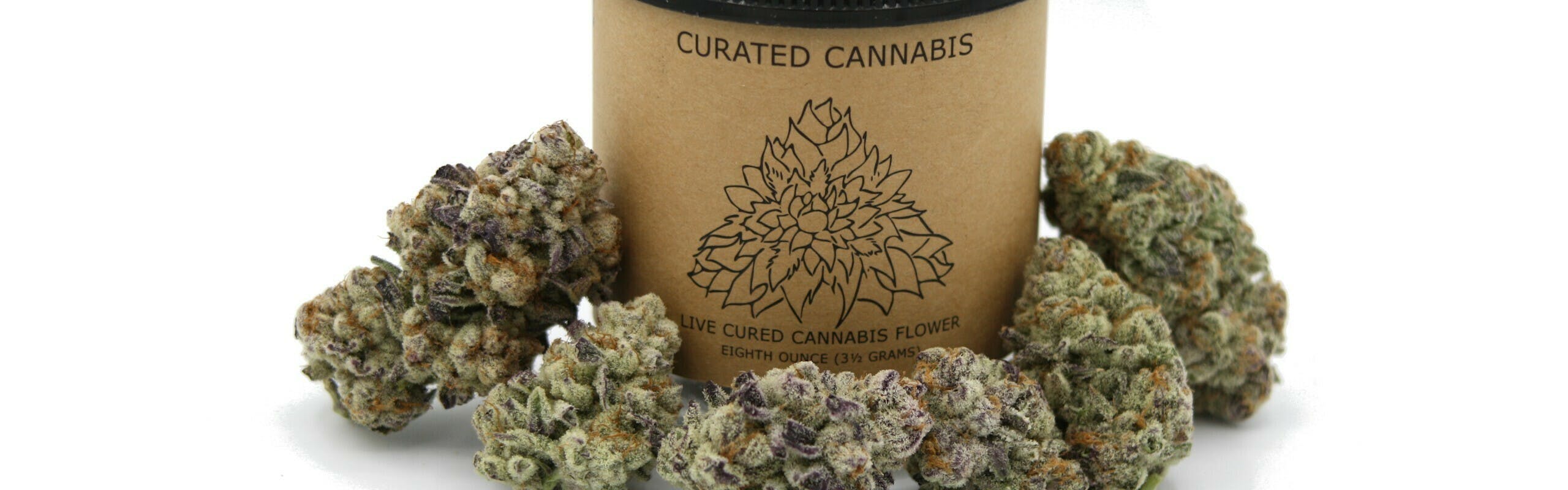 Curated Cannabis brand banner
