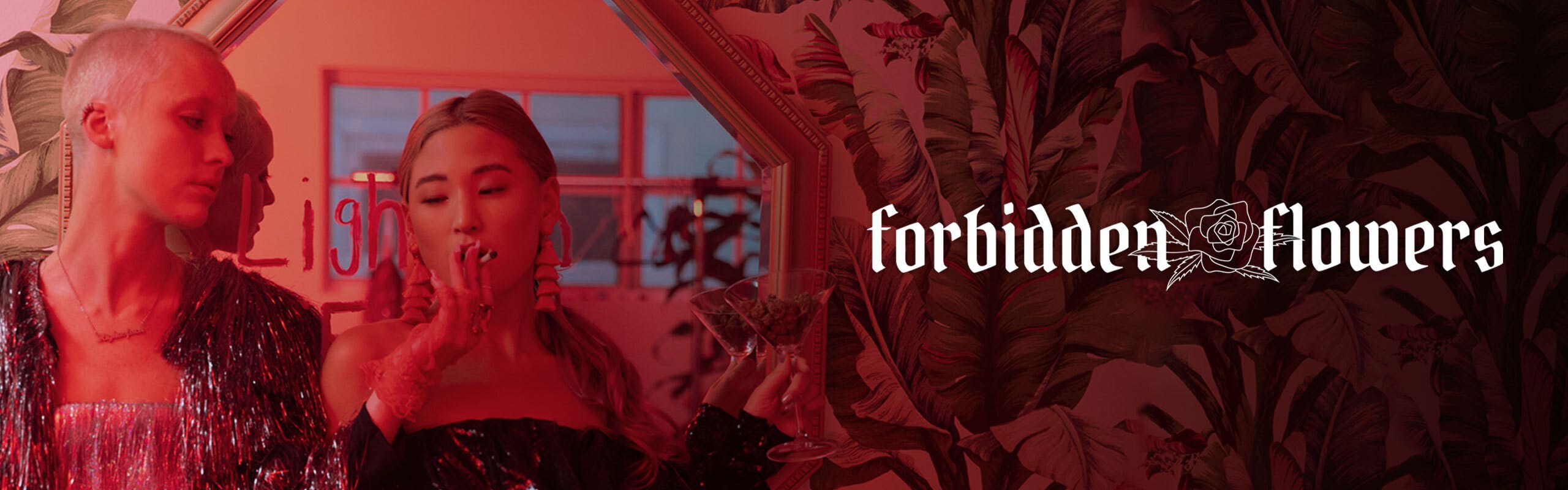 Forbidden Flowers brand banner