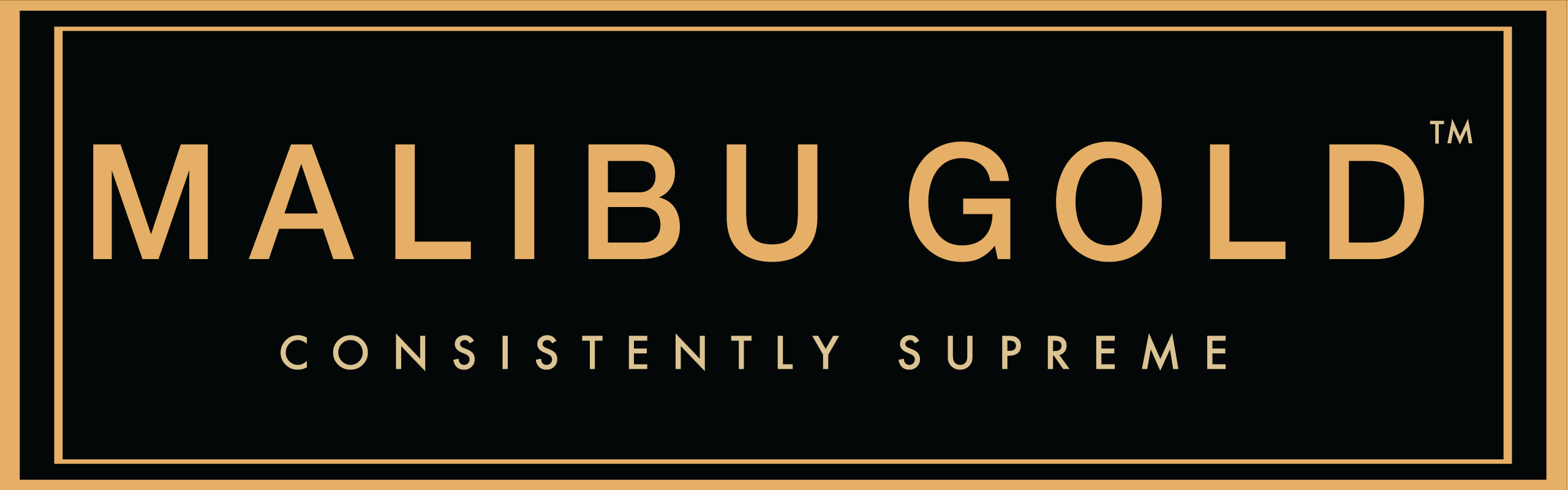 Malibu Gold brand banner