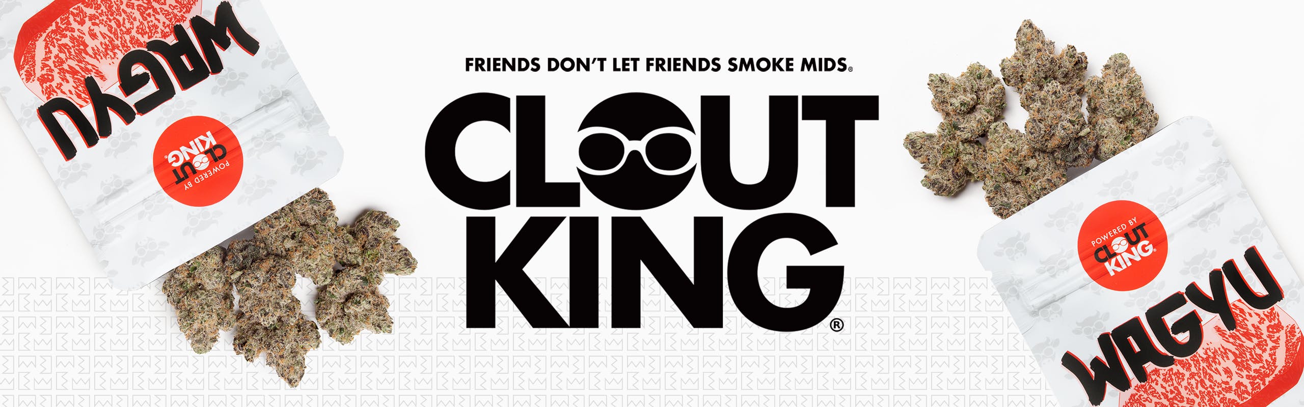 Clout King brand banner
