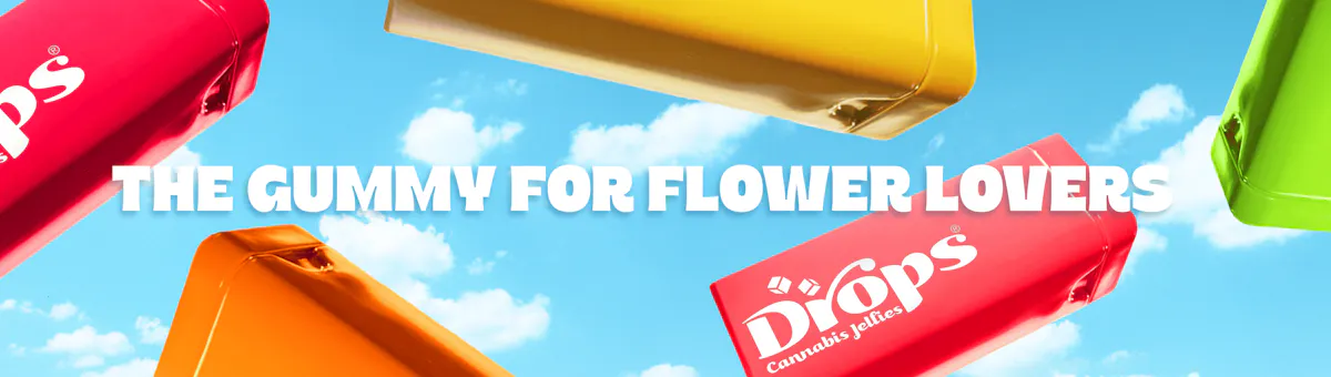 Drops brand banner