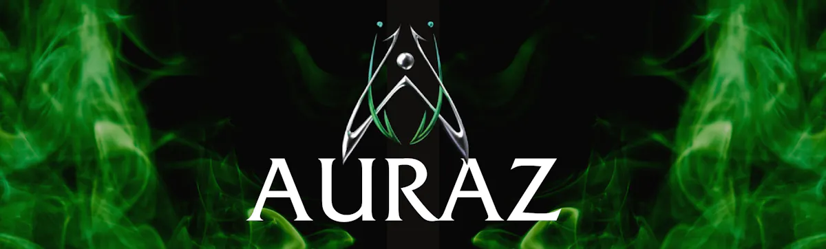 Auraz brand banner