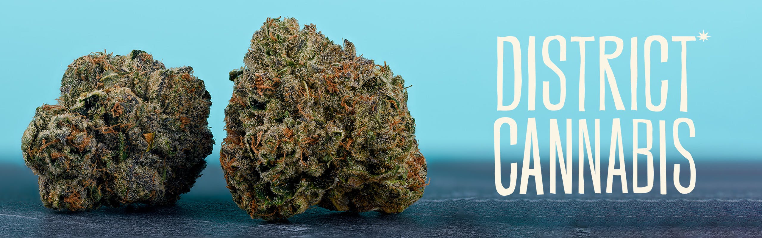 District Cannabis brand banner
