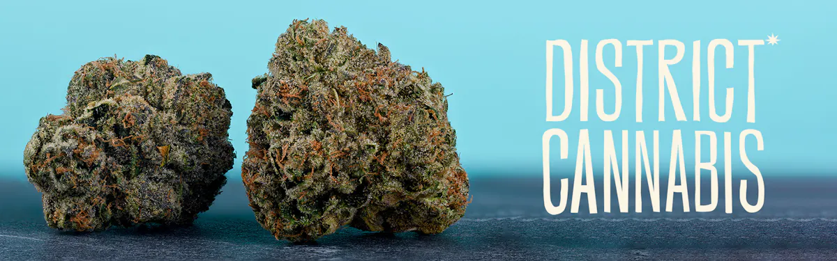 District Cannabis brand banner