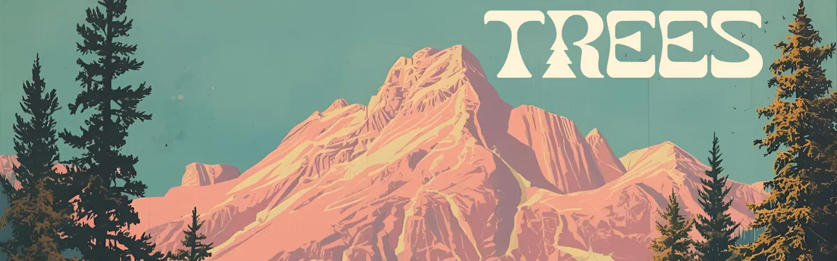 TREES brand banner