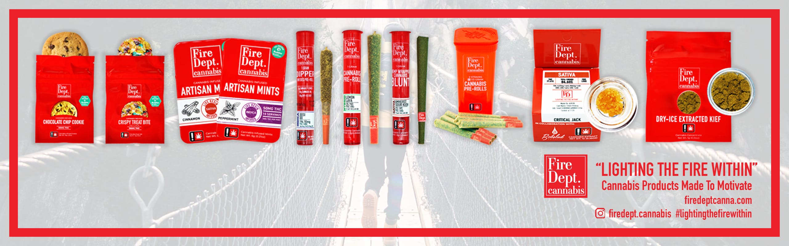 Fire Dept. Cannabis brand banner