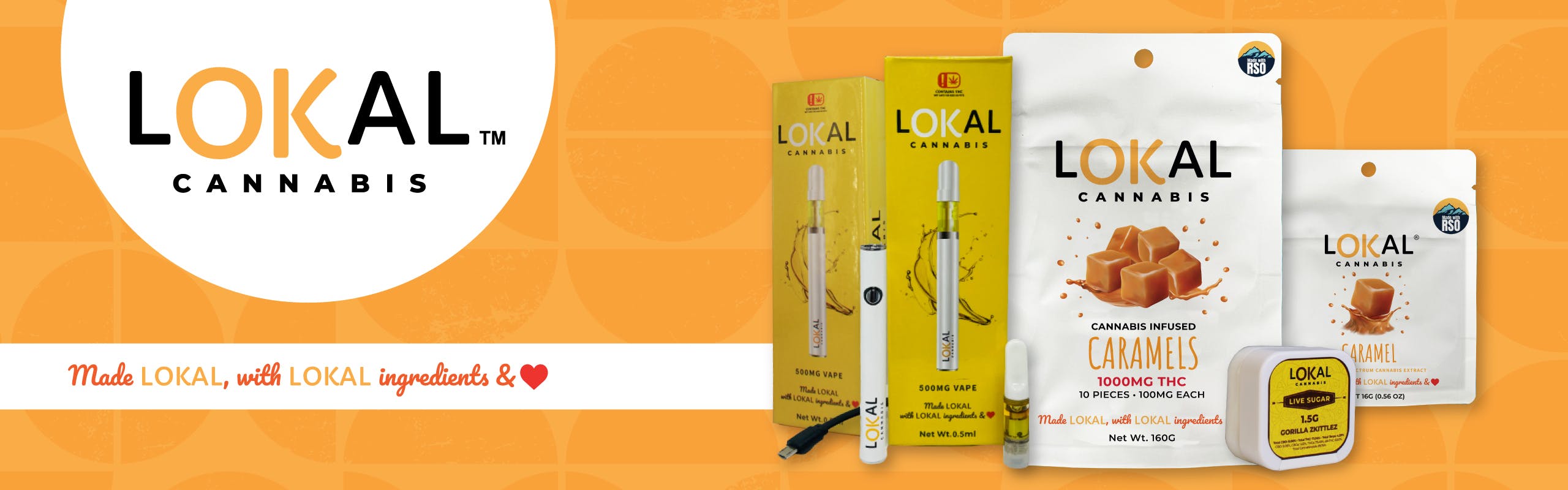 LOKAL Cannabis brand banner