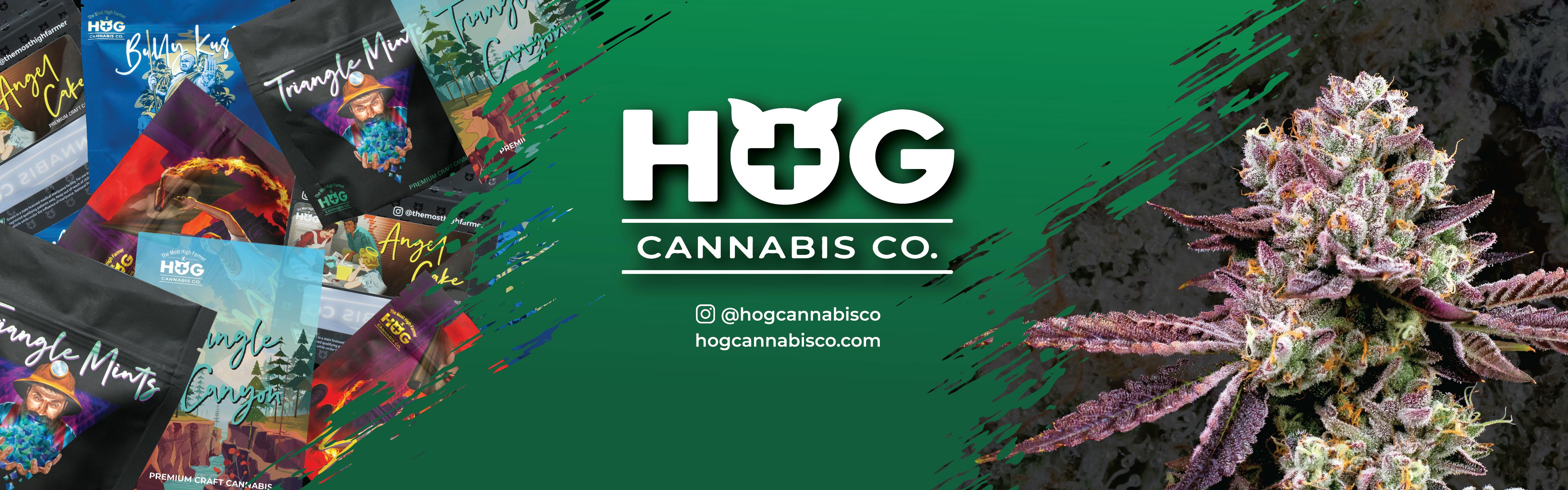 HOG Cannabis Co. brand banner
