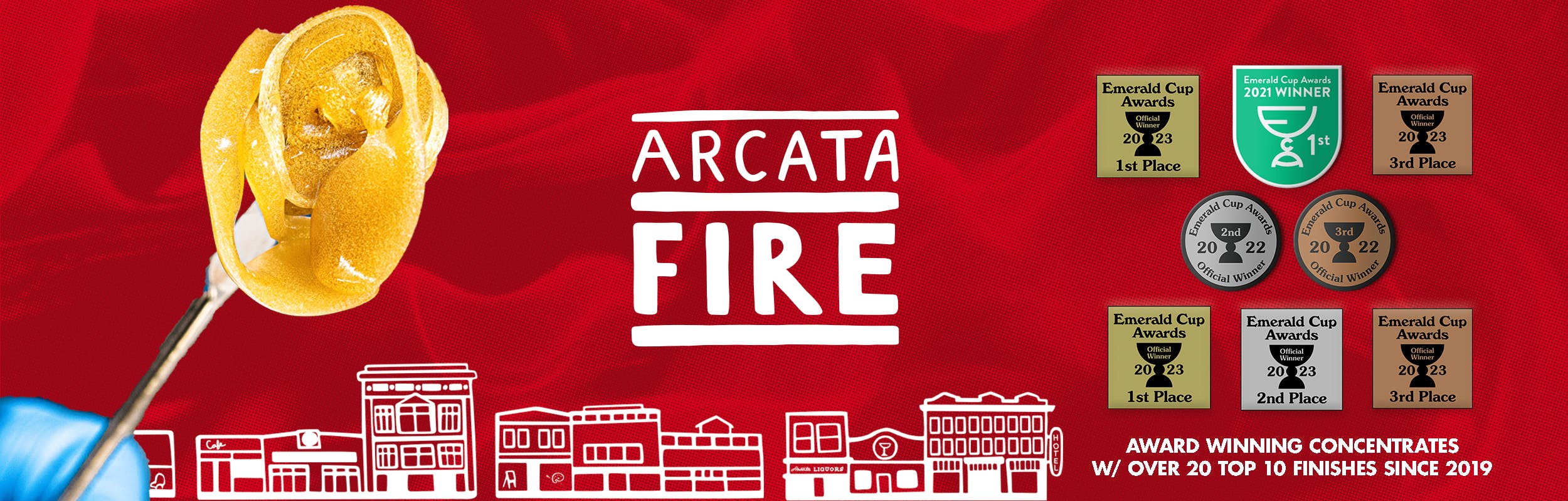Arcata Fire brand banner