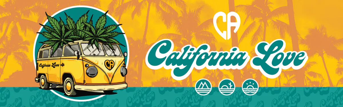 California Love brand banner