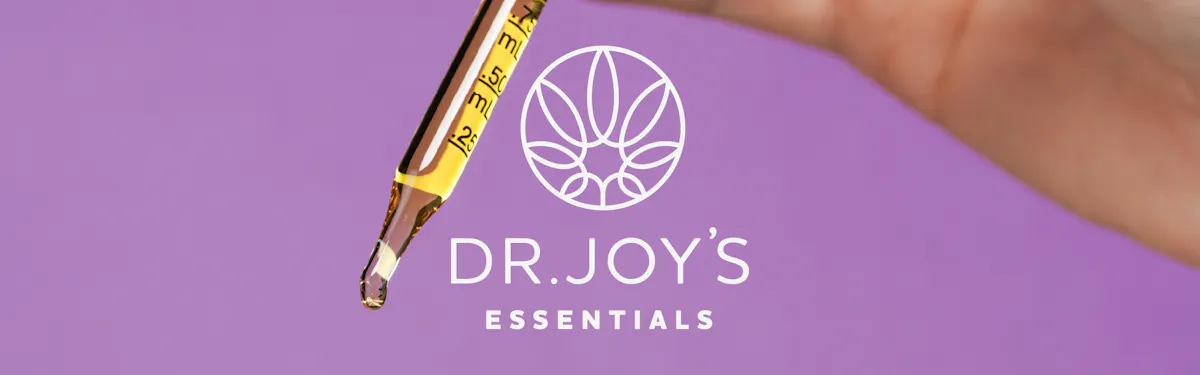 Dr Joy's Essentials brand banner