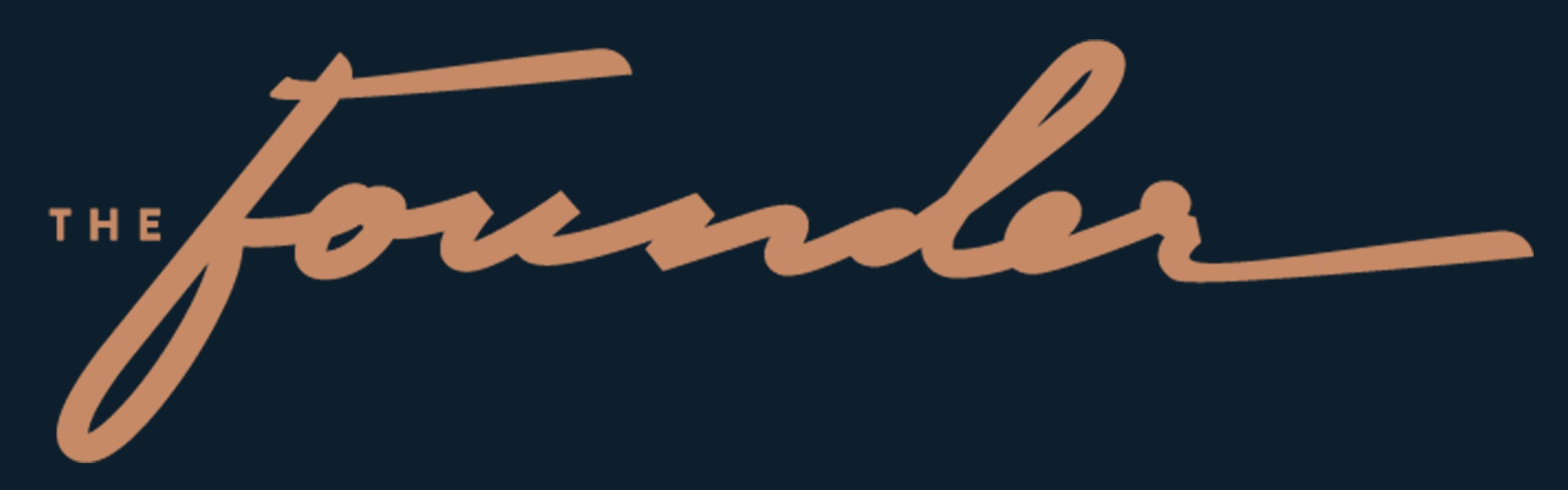 The Founder brand banner