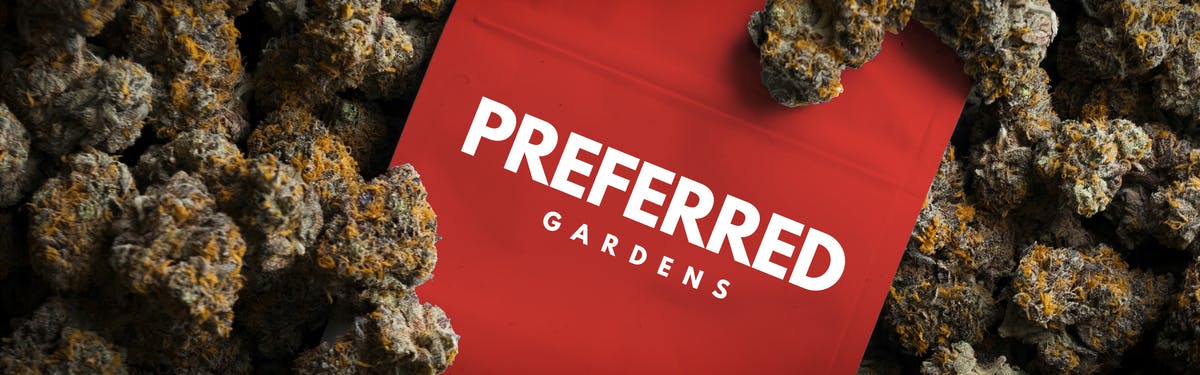 Preferred Gardens brand banner
