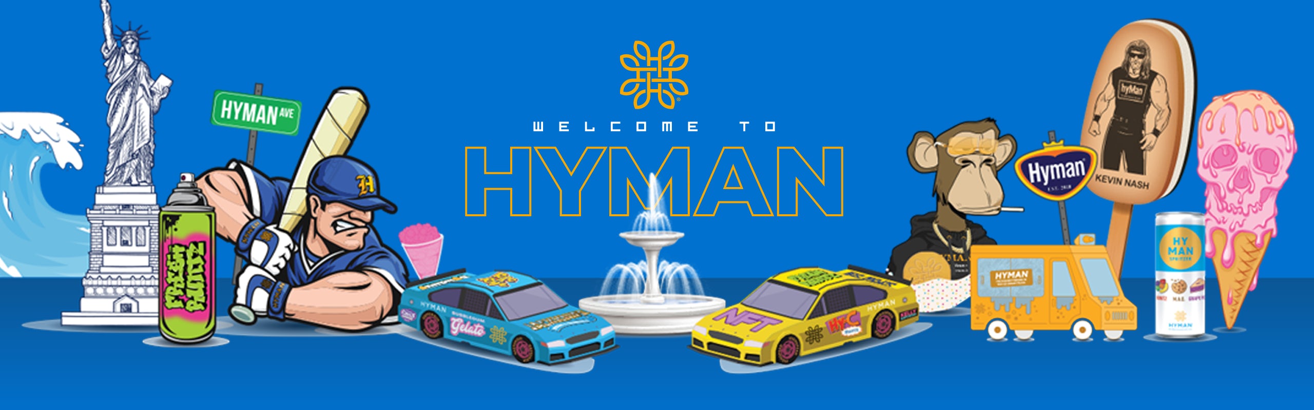 HYMAN banner