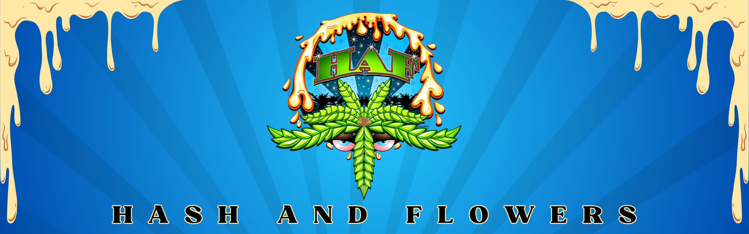 Hash and Flowers brand banner